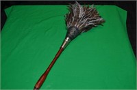 LARGE EARLY TURKEY FEATHER DUSTER