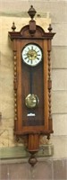 Large Vienna Wall Clock Porcelain Face with Key