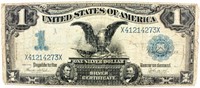 Coin 1899 Black Eagle $1 Silver Certificate in VG