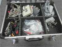 Aluminum Case Full of Electrical Supplies