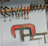 Grouping of Various C Clamps