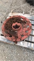 IH WHEEL CASTING, CHAINS, ETC