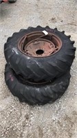12X28 TIRES AND RIMS (POWER ADJUST)