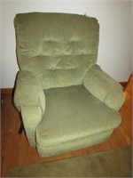 Light green colored recliner