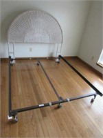 Bed frame and headboard