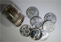 MIXED DATE ROLL OF 40% SILVER KENNEDY HALVES