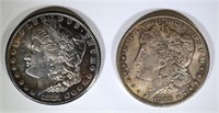 1881-S & 1898-O CH BU MORGAN DOLLARS