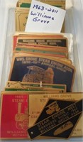 lot of steam show plaques