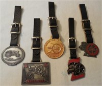 Lot of 5 Watch Fobs