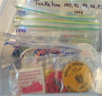 large lot of show buttons Tuckahoe and others