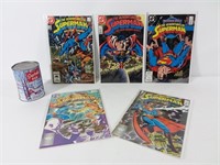 5 comics Superman,1981-1988