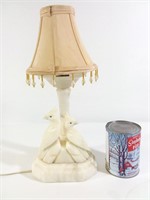 Lampe de table en marbre - Marble table lamp