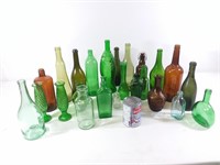 6 vases + 20 bouteilles - Vases and bottles