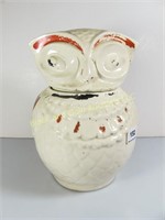 Vintage owl cookie jar, unmarked