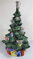 Ceramic 2 pc mouse Christmas tree
