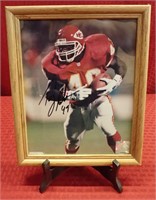 Tony Richardson #49 KC Chiefs Autographed 8x10