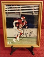 Chris Penn #81 KC Chiefs Autographed 8x10