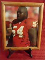 Brian Waters #54 KC Chiefs Autographed 8x10