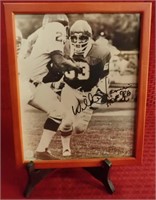 Willie Lanier #63 KC Chiefs Autographed 8x10 1986