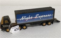 Tonka Truck with Night Express Trailer