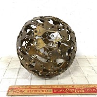 UNIQUE DECORATIVE BALL MADE FROM OLD KEYS