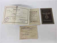 Pair of Nazi Germany Workers Books