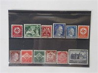 Lot of Nazi Germany Postage Stamps