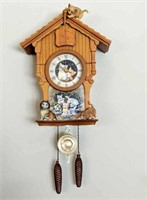 FR- Cuckoo style cat clock
