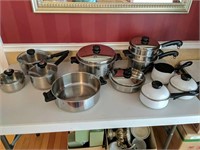 DR- Vintage Box lot of Pots & Pans