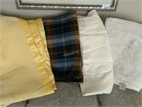LR- Lot of Wool Blankets & More