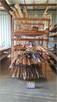 Shelf-Wooden- 7'9"L x 4'6" W x 5'H- misc Trim(