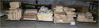 (5) Pallets of Misc Wood pieces & Pew