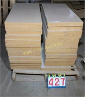 MDF-38 pieces of 2" Thick- (28) 18 1/2"W x 44"L &
