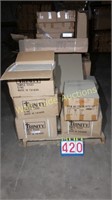 Pallets with unopened Pew Ends- MISC LOT- (3)  (1)