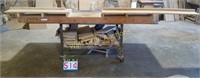 Work Bench-Metal Frame with Casters  8'L x 4'W