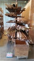 Shelf-Steel Frame on Casters-7'9"L x 3'W x