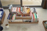 6 boxes of books