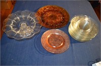 Hoosier Vase, Miscellaneous glassware, and  vases