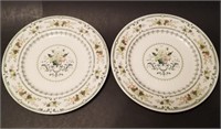 Pair of Royal Doulton Provencal 10.5" Dinner Plate