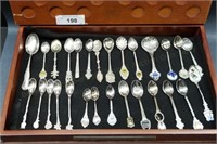 Large Collection of Souvenir Spoons incl. Enameled