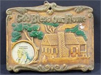 Tomahawk Wisconsin God Bless Our Home Plaque