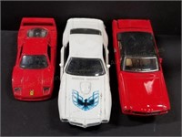3 Model Cars: 1:24-1:32 Scale
