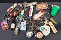 Group of Advertising Premiums Keychains