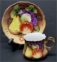 Lefton China Hand Painted Cup & Saucer Set