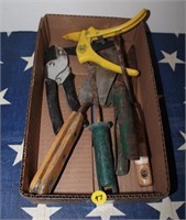Tray of Hand Garden Tools
