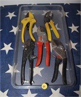 Tray of Pruning Shears