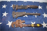 Vintage Pipe Wrenches (3)