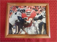 Anthony Davis #50 KC Chiefs Autographed 8x10