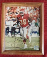 Kansas City Chiefs Player #39  Autographed 8x10