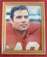 Johnny Robinson  #42 KC Chiefs  Autographed 8x10